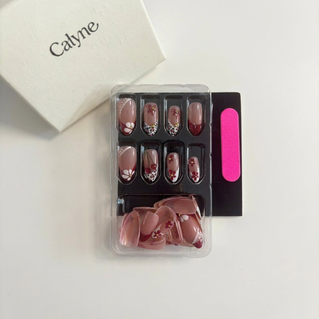 Sweet & Edgy Designer Nails: Hand-Painted Cherry Edition